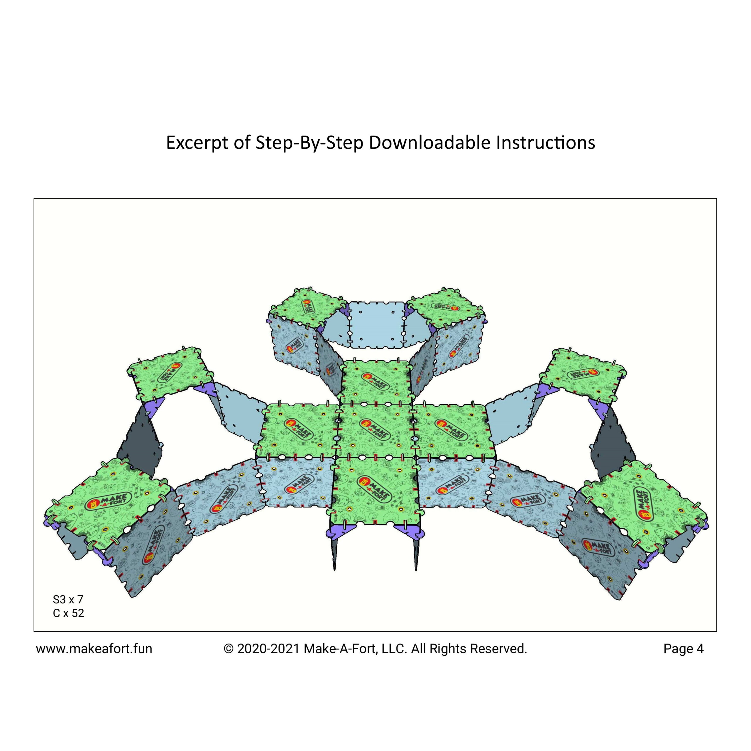 Excerpt from Hexagloo X3 project instructions